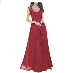NWOT! Sexy Red evening gown size xl